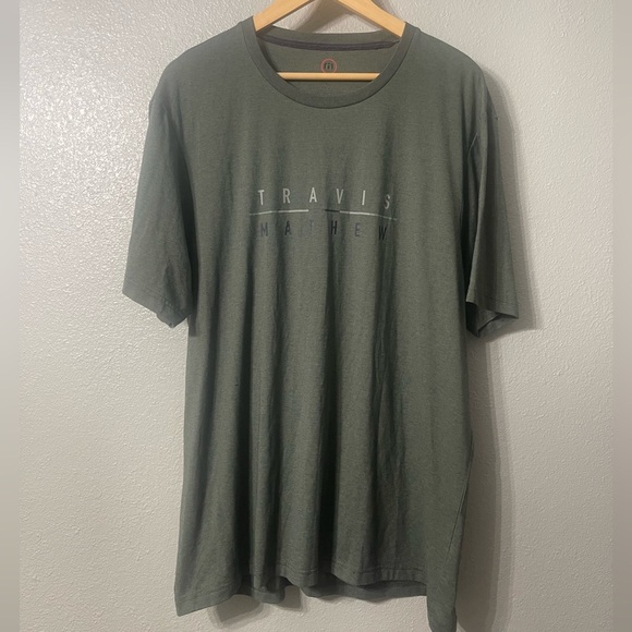 Travis Mathew Olive colored T Shirt - Size XL - Picture 1 of 4
